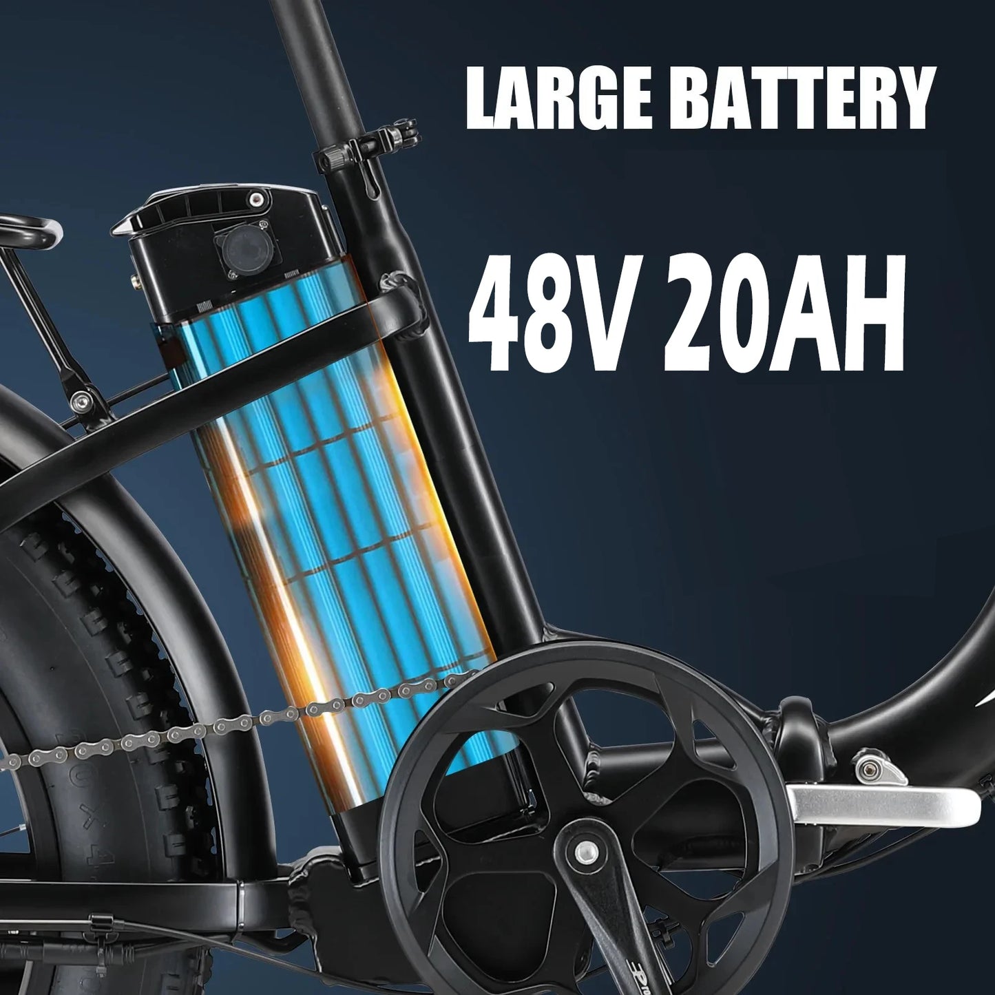 Vélo électrique pliable SMLRO 1000W adulte