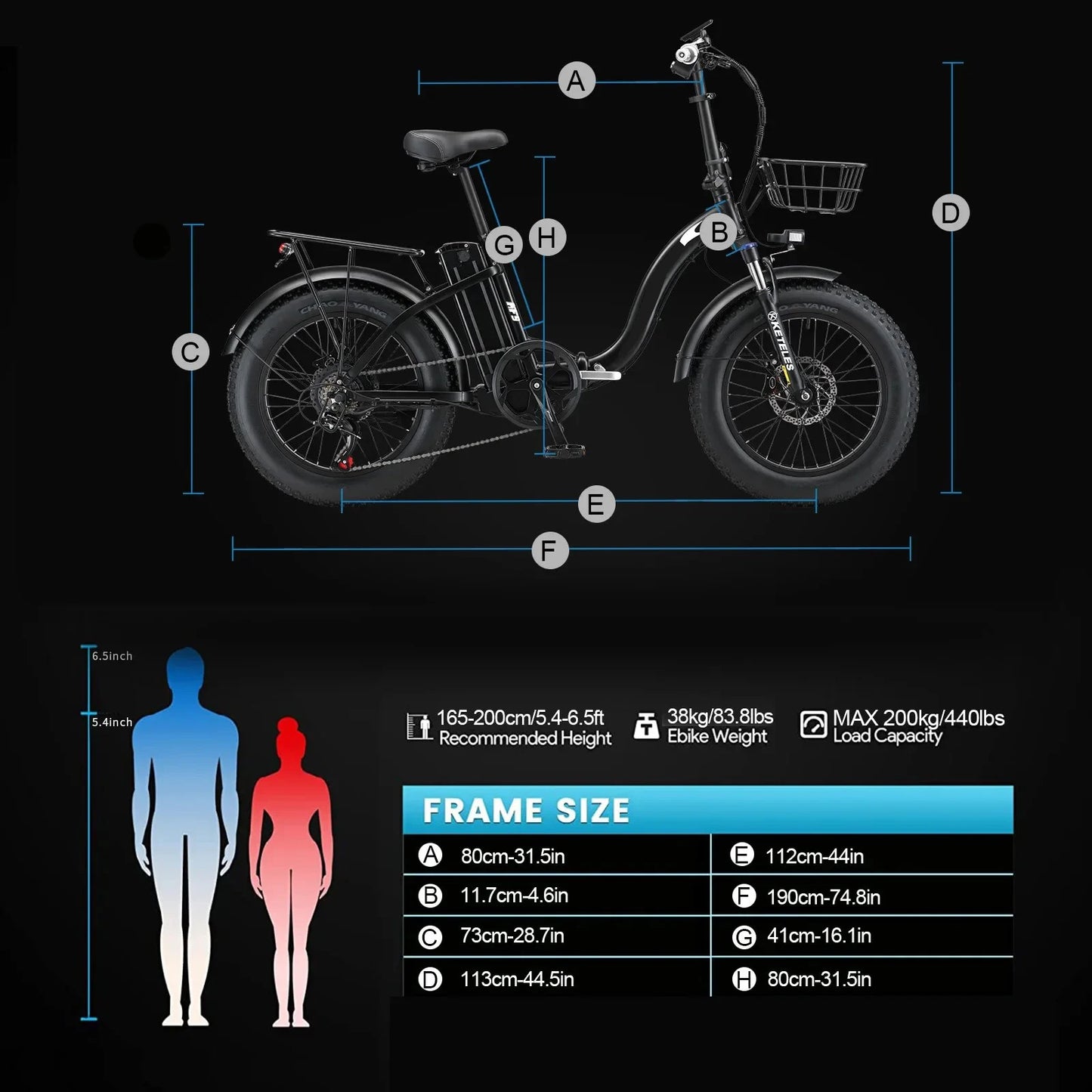 Vélo électrique pliable SMLRO 1000W adulte