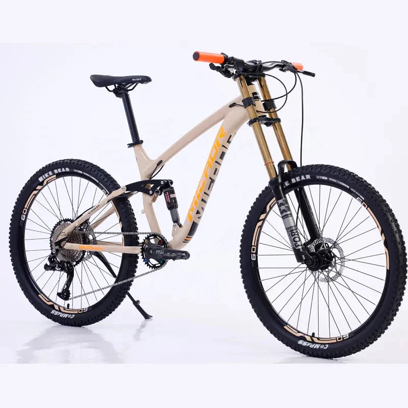 Vélo de montagne tout suspendu 27,5 pouces - off white / 27.5 inches x 17 / SHIMANO 5100 - velo vtt